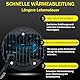 bamotoop 5,75 LED Motorrad Runder Scheinwerfer E-geprüft DRL Fern- und Abblendlicht für Simson S51 S70 S50 S50B Schwalbe STAR KR51/2 Tuning
