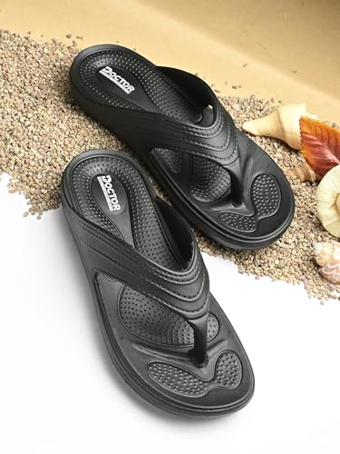 Image of DOCTOR HEALTH SUPER SOFT Women Soft EVA Flip Flops | Lightweight Cushioned Thong Slippers | Anti-Slip Comfortable Everyday Wear Sandals for Indoor Outdoor Use