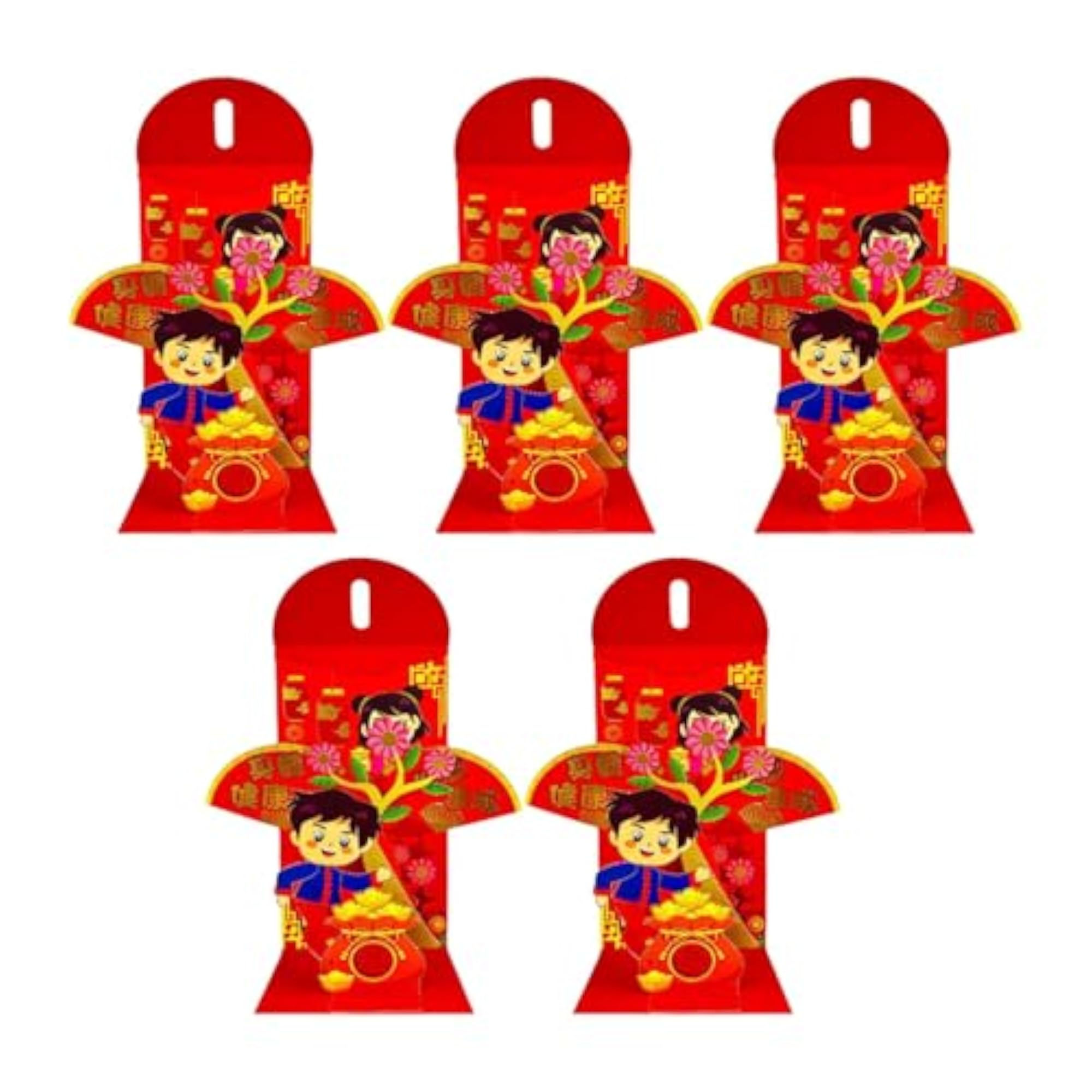 5X Chinese New Year Red Envelopes for Festivals