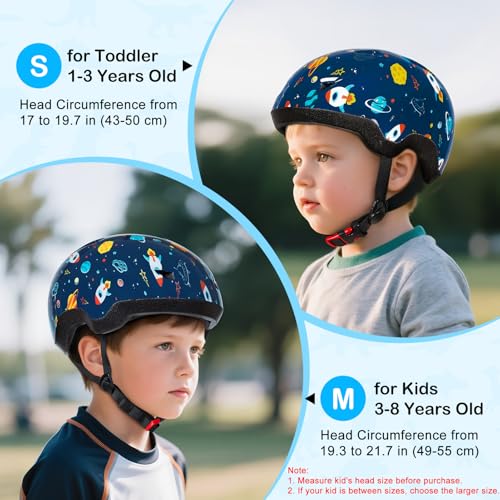 Image of Toddler Bike Helmet, Kids Helmets Baby Infant Bike Helmet for Kids Toddlers Boys Girls Age 1-3 /2-4 /3-5 /5-8 for Biking Scootering Skateboarding