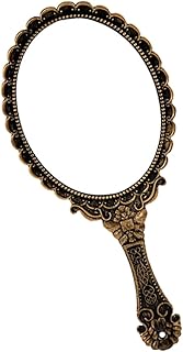 Beavorty 2pcs Vanity Mirror Mini Mirrors Portable Mirror Vintage Hand Mirror Pocket Mirror Plastic Hand Mirror Retro Handheld Mirror Handhold Mirror Cosmetic Mirror Makeup Mirror Magnifier