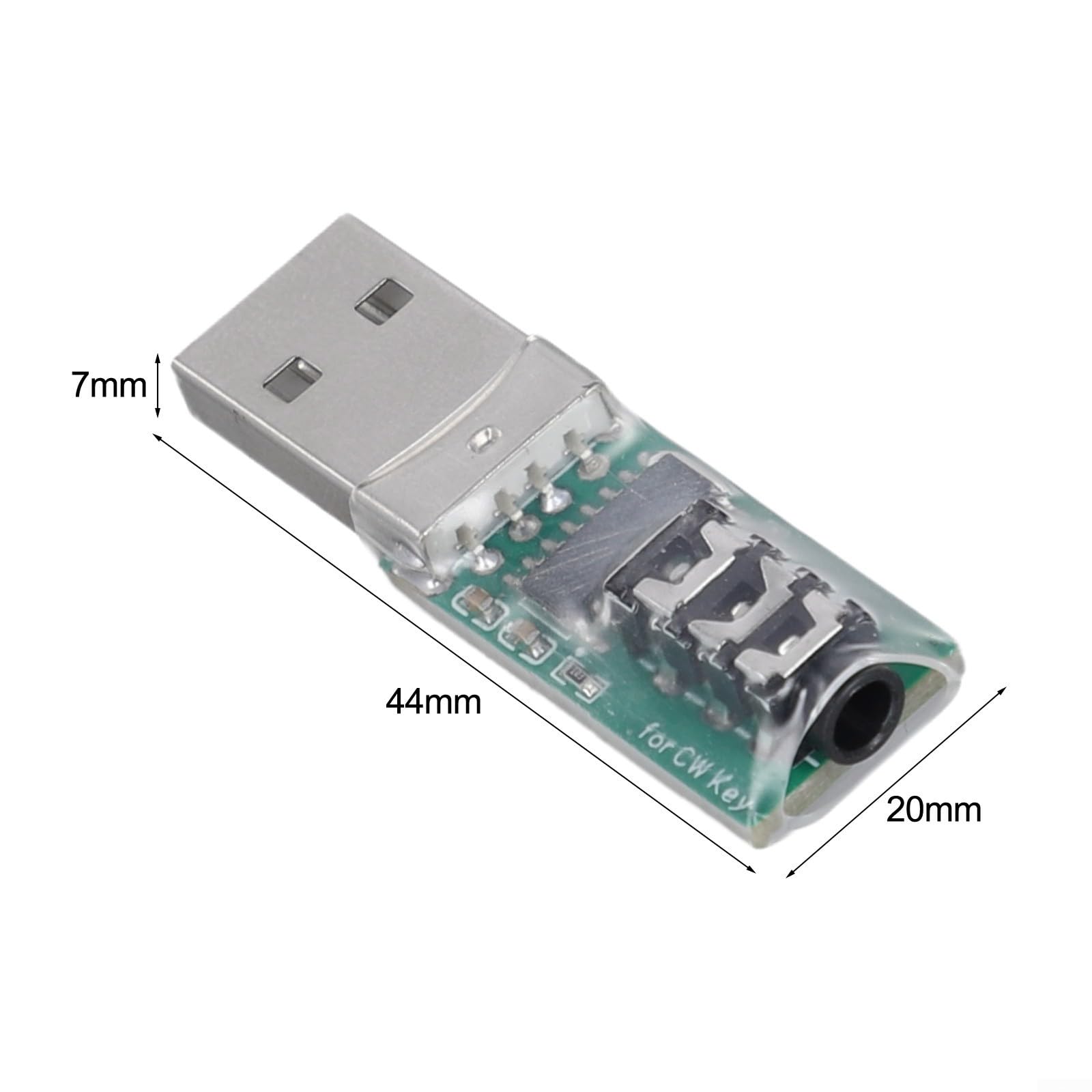 USB Code Key Trainer per software VBand, interfaccia CW da 3,5 mm per esercitazione manuale e automatica, compatibile con iOS per Hongmeng (per versione Vband)