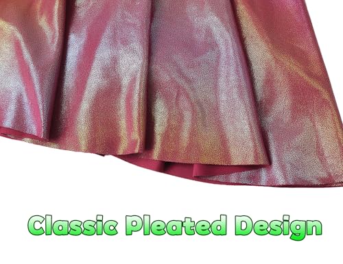 Image of Gnainach Girls Skorts High Waist Athletic Skirts with Shorts Stretchy Activewear for Teens Kids Performance Tennis