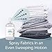 SMELLS BEGONE Air Freshener Home and Linen Spray - Odor Eliminator - Made with Essential Oils - Fresh Cotton Scent - 2 Pack - 16 Ounce