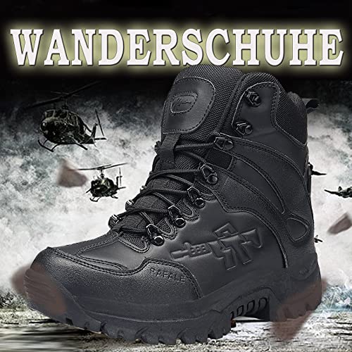 FLIOZY Wandelschoenen voor heren, trekkingschoenen, outdoor, woestijnschoenen, slijtvast, militaire laarzen, woestijnschoenen, combat boots - Image 4