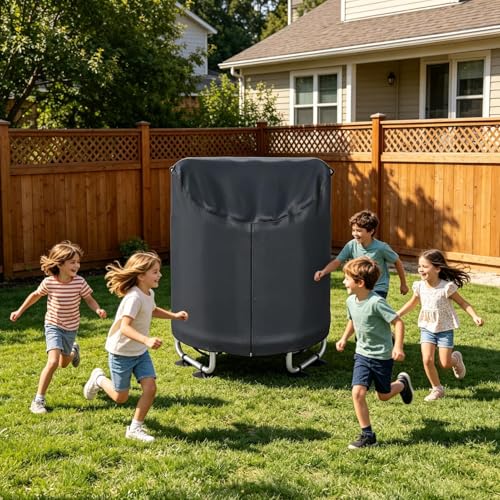 Housse de trampoline imperméable et résistante aux intempéries Generico pour le jardin - 7