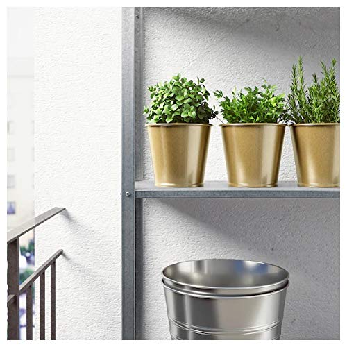 Ikea Alloy Steel Plant Pot Yellow 12 Cm | Desertcart Aruba