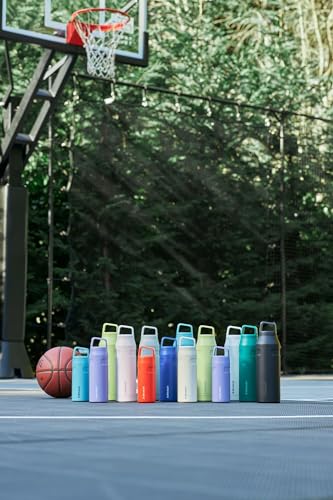 Stanley IceFlow 16 oz Cap and Carry Water Bottle - Insulated Stainless Steel, Rose Quartz Glimmer - 2