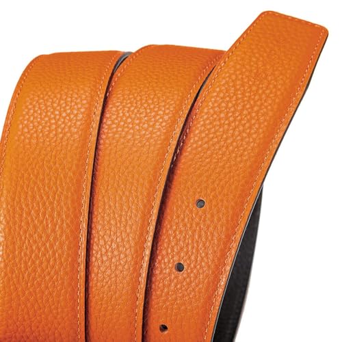 Vatee's Men Reversible Genuine Leather No Buckle Replacemen Belt Strap by Vatee's - Used condition - Image 3