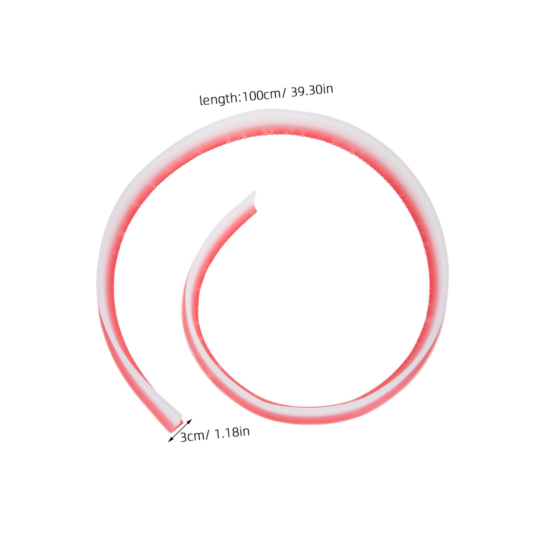 HOMSFOU Bathroom Water Strip Caulk for Shower Water Separation Strip Caulking Tape for Household Use