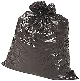 Genuine Joe GJO02151 2-Ply Low Density Can Liner, 45 Gallon Capacity, 0.70 mil Thickness, Brown/Black (Case of 250)