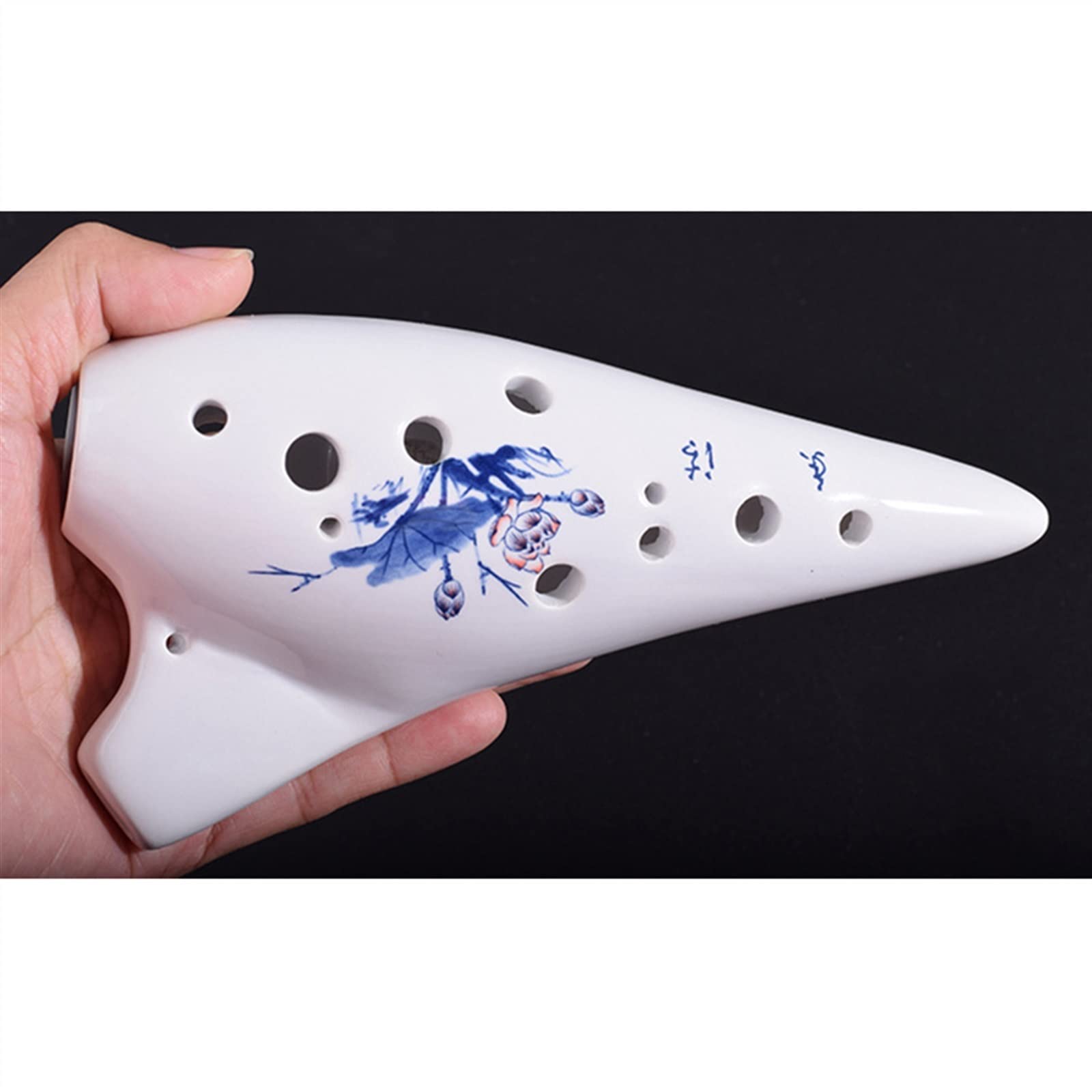 TSTS Alto C White Ocarina Instrument À Vent 12 Trous pour Interprète Débutant/Professionnel Ocarina Enfant