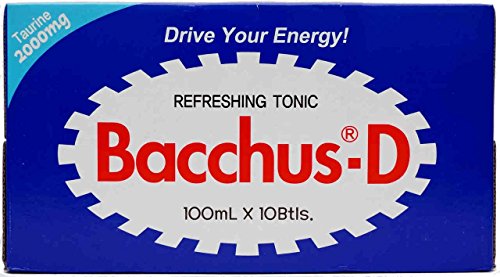 Dong-A Bacchus-d Energy Drink 10 X 100ml 3.3 Fl Oz