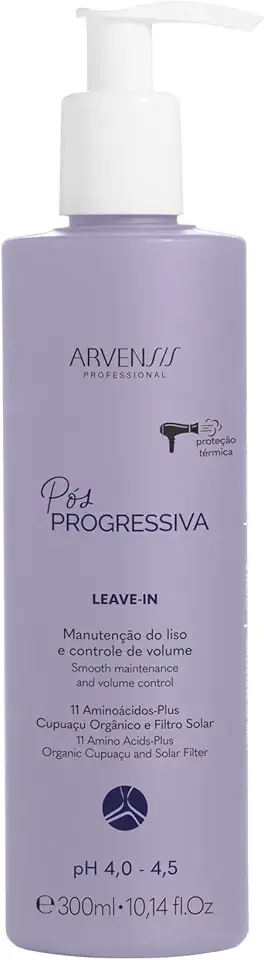 Arvensis – Leave-in Pós Progressiva 300ml | Proteção, Disciplina e Brilho para Cabelos Alisados