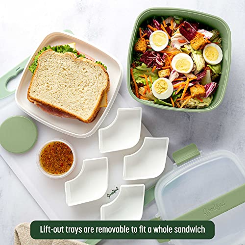 Goodful GFE00-K049 Stackable Lunch Box Container, Bento Style Food Storage thumb #14