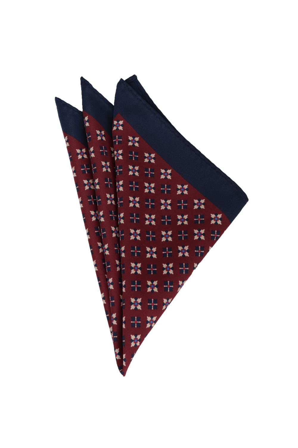 van heusen Men Maroon Print Party Pocket Square-picture-28