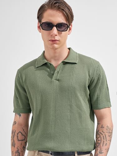 Image of Highlander Men's Polo Tshirt | Flat Knit | Regular Fit | Polo T-Shirt for Man