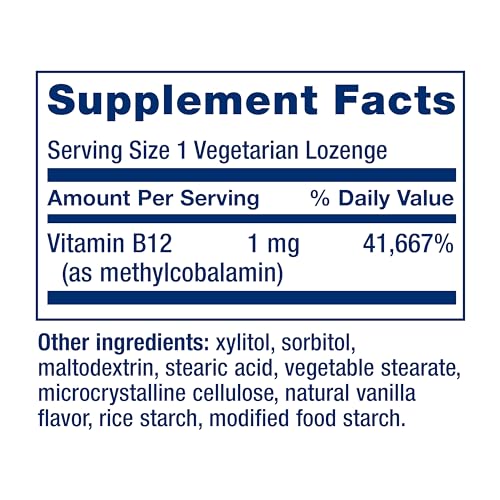 Life Extension Methylcobalamin Lozenges