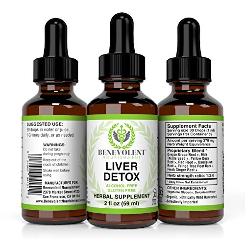 Liver Cleanse – Organic Milk Thistle and Natural Herbal Blend. Potent Liquid Drops for Gallbladder Detox – Great Taste | 2X Absorption | 100% Alcohol and Gluten Free. Large 2oz Bottle. - Image 7