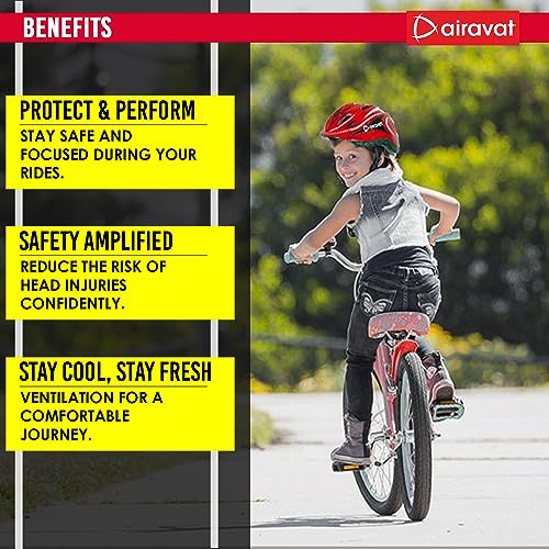 Image of Airavat Kids Cycling Helmet, 7503 Kids Bike Helmet Adjustable Safety Lightweight Children Bicycle Helmet for Kids Skating Cycling Scooter Boys and Girls Bicycle Helmets (Purple)