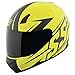 Speed and Strength SS700 Hammer Down Hi-Viz Yellow Full Face Helmet - 2X-Large