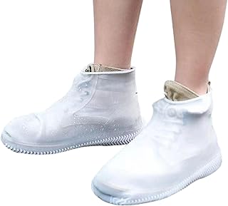 T/Y Stivali da pioggia da uomo, riutilizzabili in silicone impermeabile, copriscarpe, antiscivolo in gomma siliconica per bambini, uomini e donne
