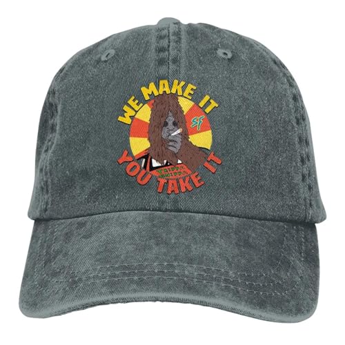 Casquette de baseball en coton lavé finitions premium grand sasquatch