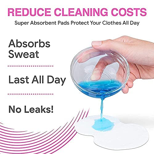 sba prime Underarm Sweat Pads - Disposable Armpit Sweat Pads for Hyperhidrosis & Excessive Sweating - Non-Visible Dress Guards/Shields - 10 Pads (1 Count) - Cotton Lining - Unisex-Adults 3