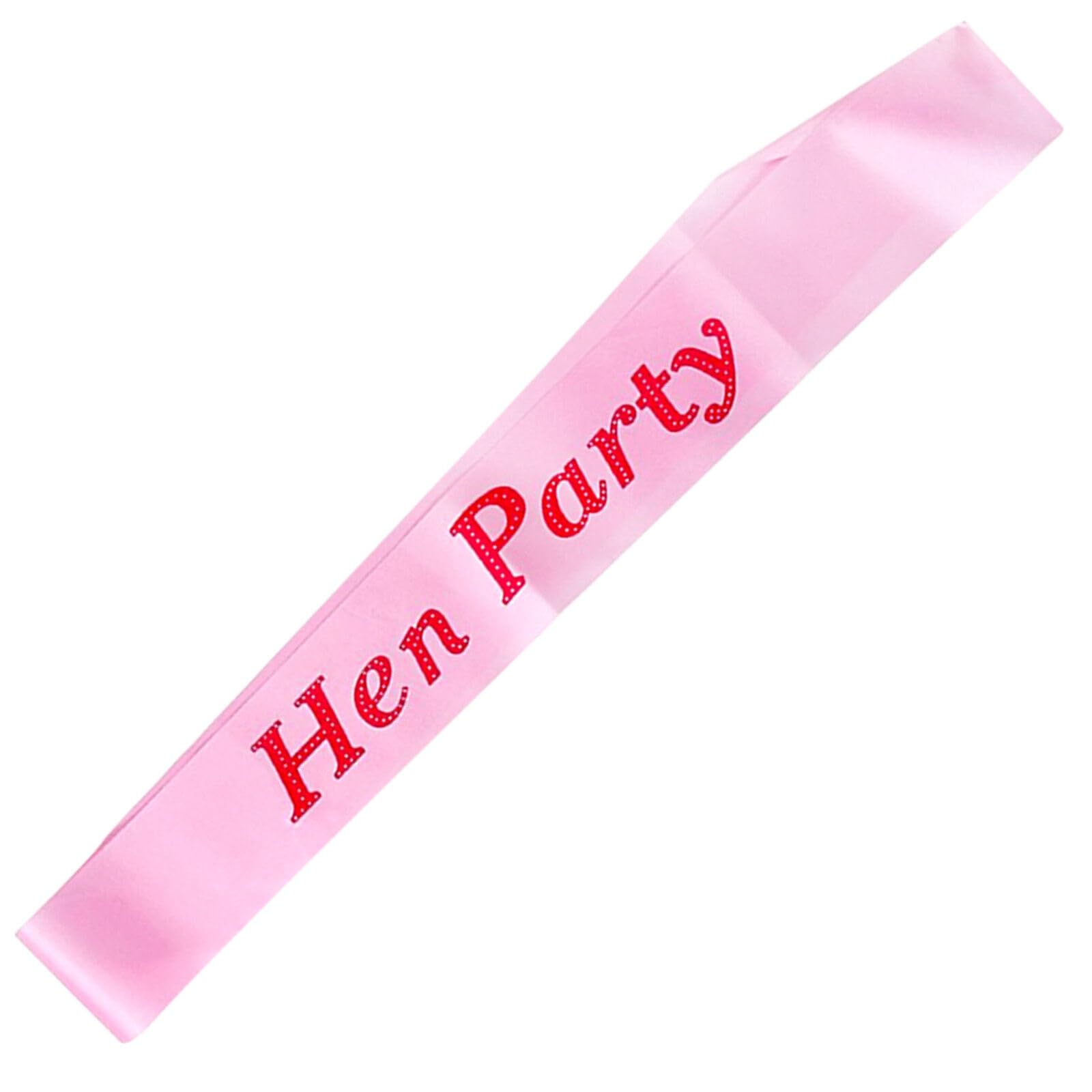 Hen Night Party Supplies Bride to Be: Confetti, Sashes, Badges, Balloons, Banner (6 x Hen Party Sashes)