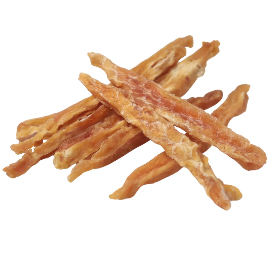 Chicken Breast Fillet Strips - Air-Dried Dog Treats - 300g - 100% Natural, made with real Meat - Wheat and Cereal Free Dog Snacks - perfect for Small and Medium Dogs