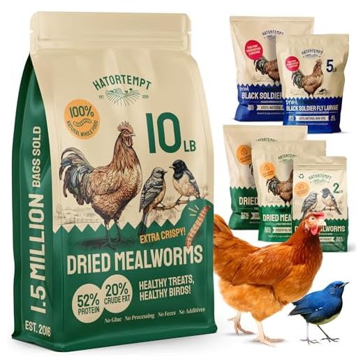 10 Lbs of Non-GMO Dried Mealworms for Birds