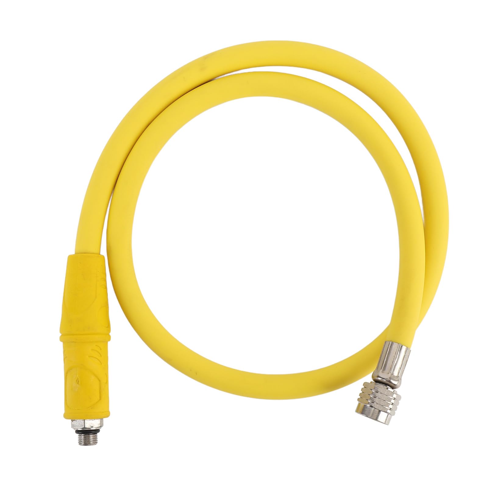 Beufee Medium Pressure Diving Hose, 31.5 Inch PVC Aluminum Medium Pressure Tube for Second Stage Regulator Scuba Diving Equipment Gear