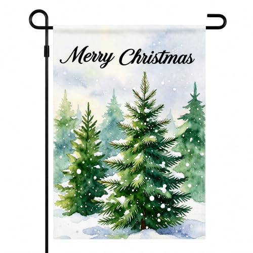 Christmas Decorations,Merry Christmas Garden Flag, 12×18 Double Sided Flag