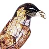 YourMurano-Escultura-de-aguila-de-cristal-de-Murano-figura-de-animal-de-cristal-soplado-obra-de-arte-de-cristal-hecha-a-mano-pajaro-de-cristal-marron-en-soporte