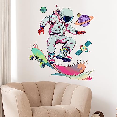 Vinilo Decorativo Astronauta RoyoLam 2 Hojas 60x44 cm miniatura 3