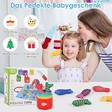 Gaethra Zabawka dla dzieci w wieku od 1 do 2 lat, zabawka wędkarska dla dzieci w wieku 6, 12 miesięcy, zabawka wędkarska, zabawka edukacyjna, zabawka motoryczna, mały prezent