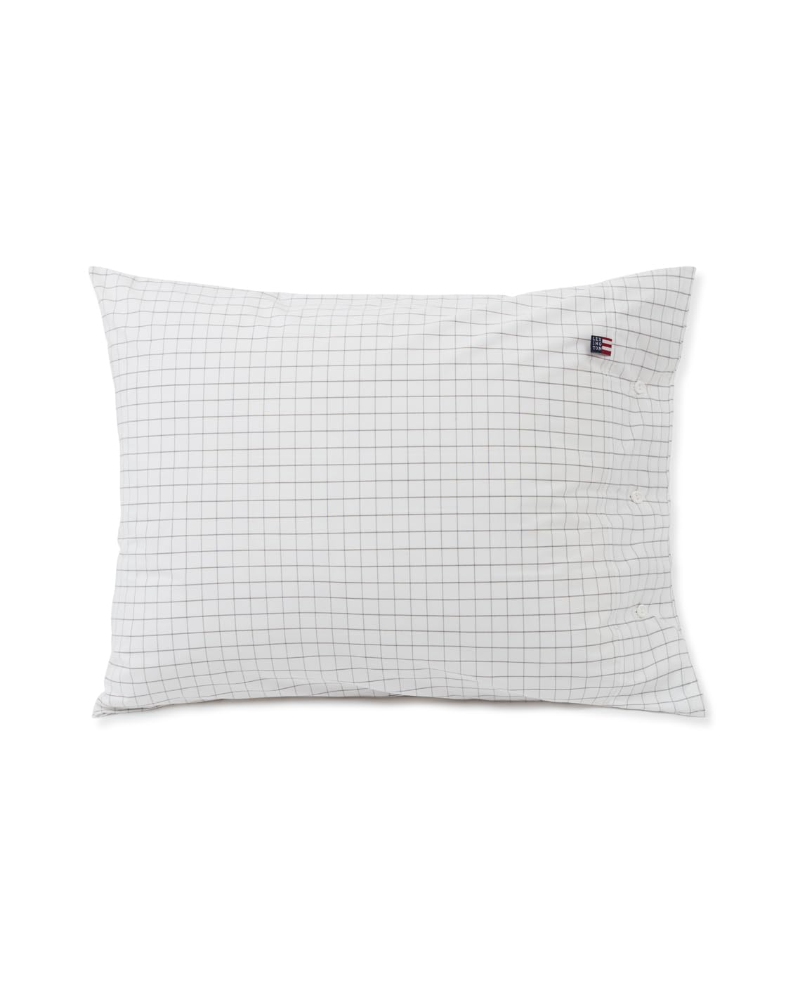 Lexington Juego Nórdico 260x240+2 * 50x90 Check.Cot.Pop. Blanco/Gris
