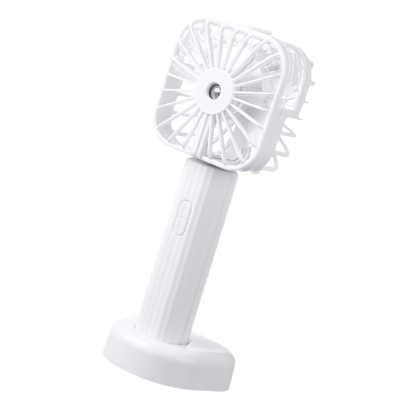 Buxuaaaa Handheld Desktop Fan with Mists Function and 3 Adjustable Wind Speeds Quiet Operations Easy to Clean Suitable for Home Camping Misting Fan
