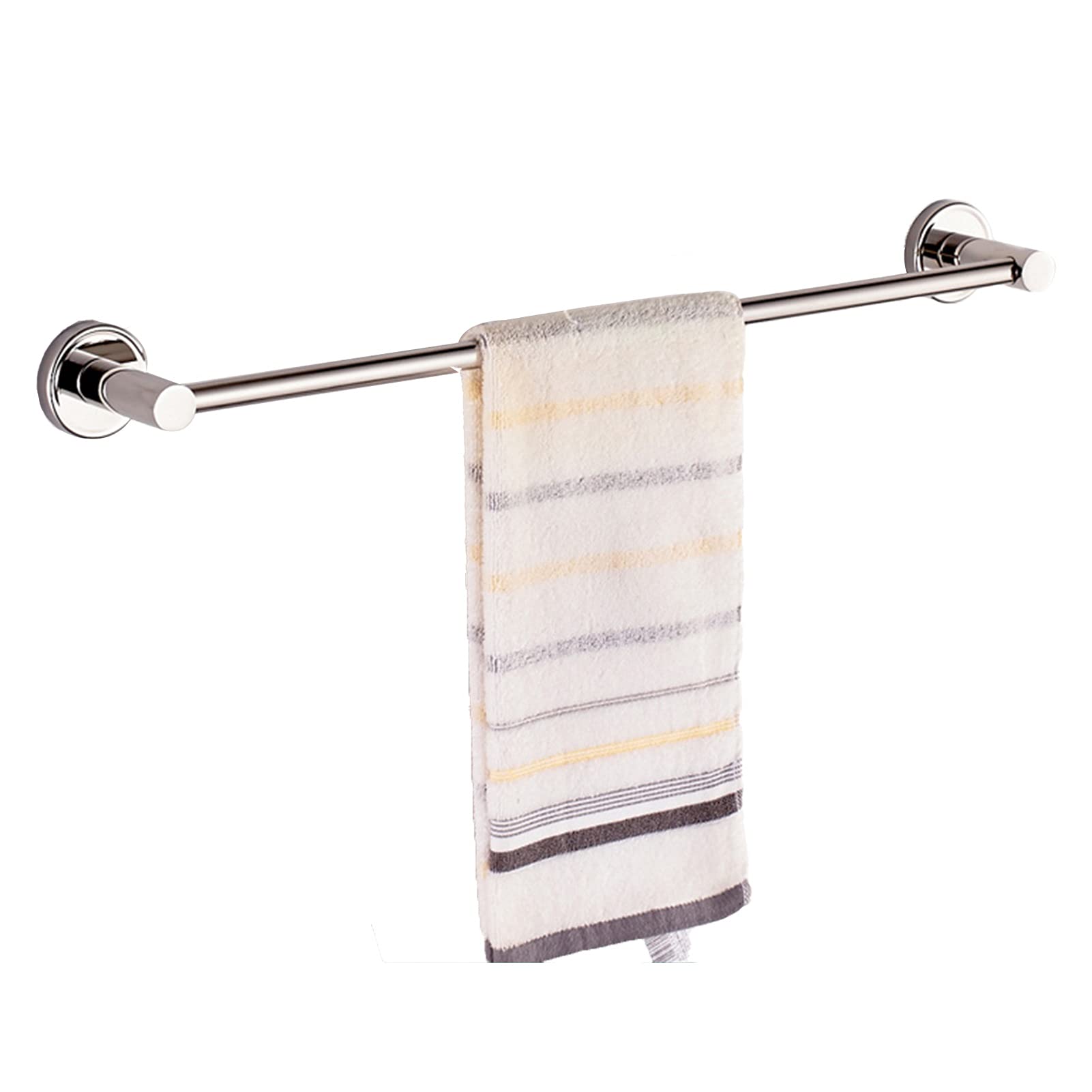 LMYSXAOZ SUS 304 Stainless Steel Towel Bar Rails, Wall Mounted Multi-Size Round Rack, for Bathroom Kitchen and toilet, 40cm-120cm, Polished Silver Finish (Size : 100cm)