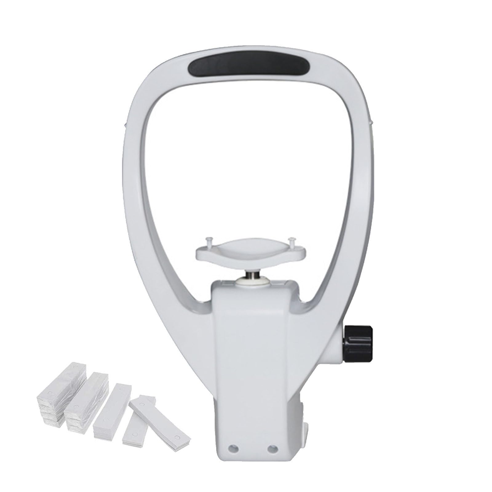 smafoseedding Optometry Lifting Chin Bracket, Forehead Rest, Vision Training Forehead Bracket/Height Adjustment Knob& Ergonomic Design/Forehead Support Optometry Accessories, For Large Optics Shops