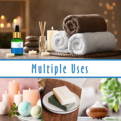 Image of Extra Clean Fragrance Oil, MitFlor Fresh Diffuser Oil Scents, 30ml Premium Essential Oil for Diffuser, Soap & Candle Making, Long-Lasting and Refreshing