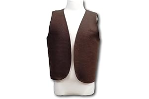 Kids Brown Peasant Costume Vest