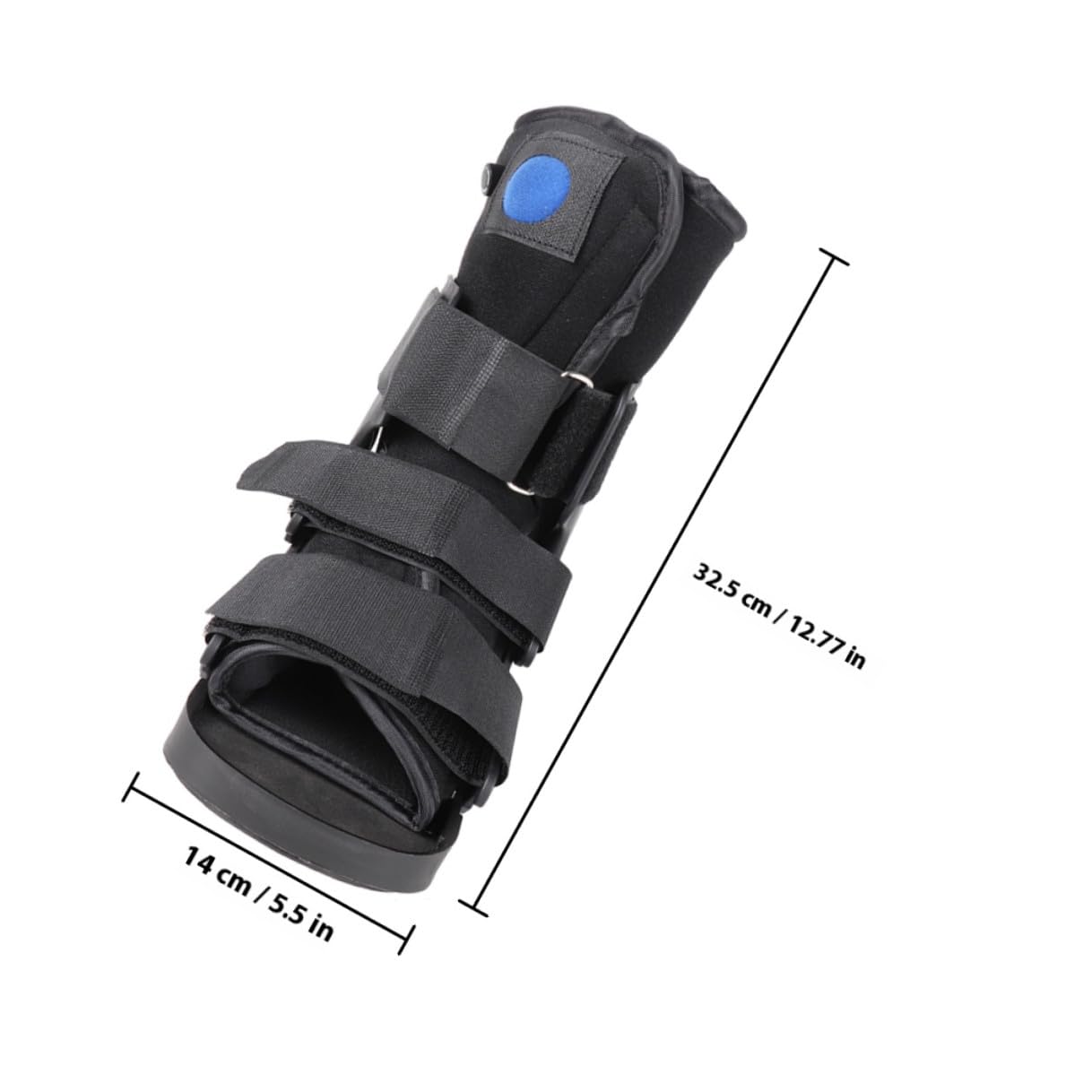 Ipetboom Foot Stabilizer Walking Boot with Ankle Brace Support, Low-cut Sprains Boot with Inflatable Cushion for Post-surgery and Ankle Fixation, Medical Foot Protector for Adults