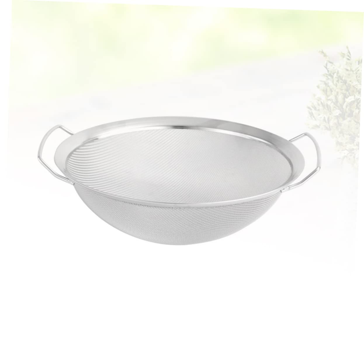 BESTonZON 1 Pc Colador Fino Cuenco Colador Cuenco para Lavar Arroz Colador Metalico Tazón De Lavado De Verduras Cuenco para Lavar Ensaladas Canasta Colador Acero Inoxidable Linea Metalica