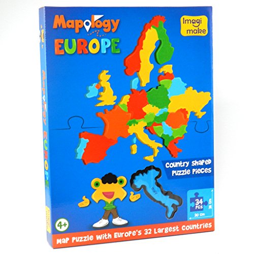 Imagimake Mapology: Europe Map Puzzle