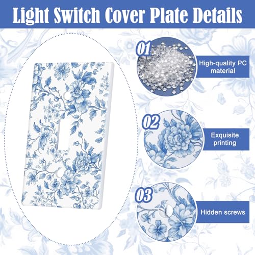 Placas de cubierta de salida de luz para ocultar imperfecciones de pared 5