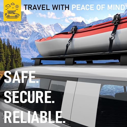 Image of AUGO Self-Locking Retractable Ratchet Straps | 4 Heavy Duty Self-Tensioning Retractable Tie Down Straps with Soft Loops & Storage Bag | for Motorcycle, Truck, Cargo | 1500Lb Break Strength 1 inch x 12'
