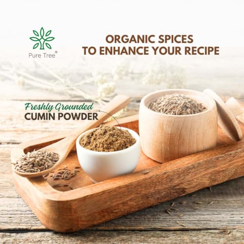 Image of Pure Tree Certified Organic Jeera Powder | 10 Kg / 10000 g | Jeelakarra | Zeera Powder | Cumin Powder | Boost Immunity | Adds Flavor to Curries & Veg