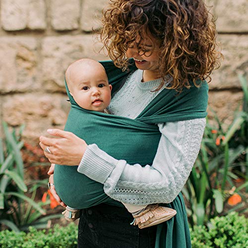 Boba Baby Wrap Carrier - Organic Rainforest Serenity - De originele baby en pasgeboren Sling, perfect voor baby's en… - Afbeelding 5