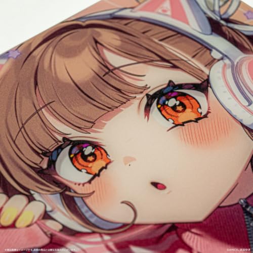 AMICIS × 咲良ゆき ガラスマウスパッド ゲーミング 薄型 Lサイズ 350×300×2mm Gamer Edition